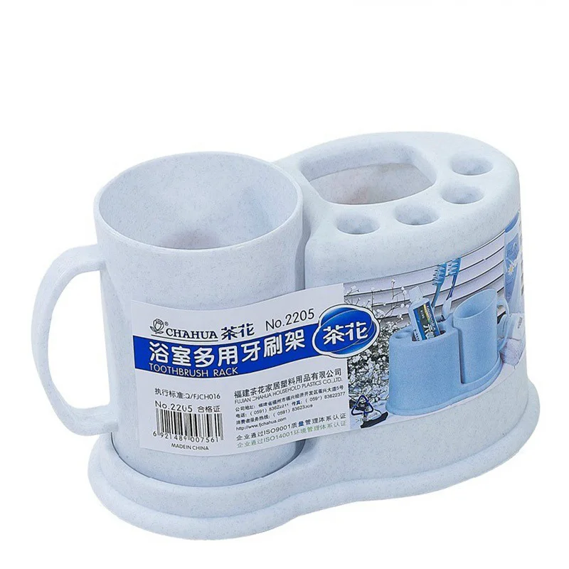

Lek Multi-use Toothbrush Holder with Cup Holder Toothpaste Toothbrush Holder Toothbrush Box Toothbrush Set Cup