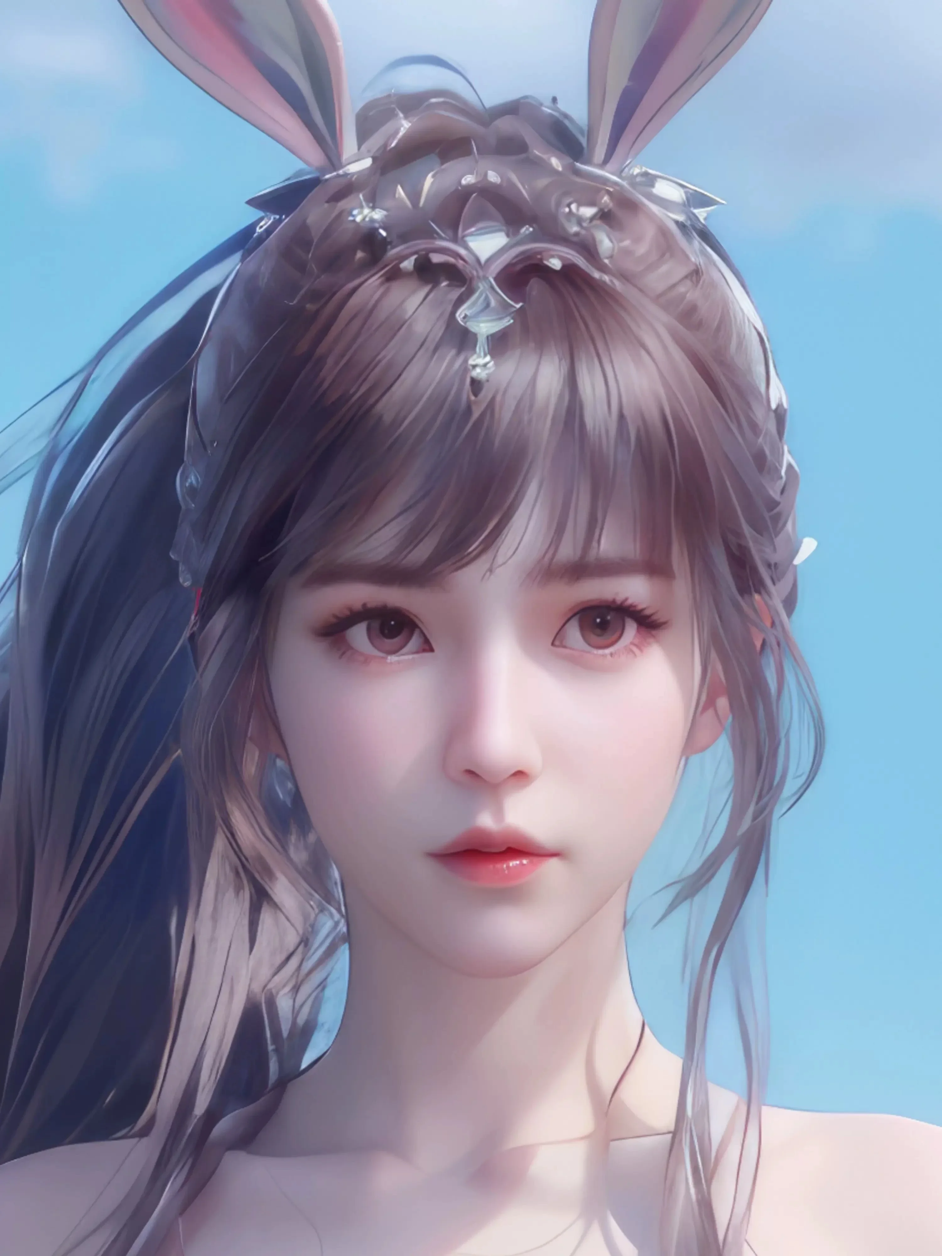 2025 оригинальное аниме в древнем китайском стиле красивый кролик для девочек