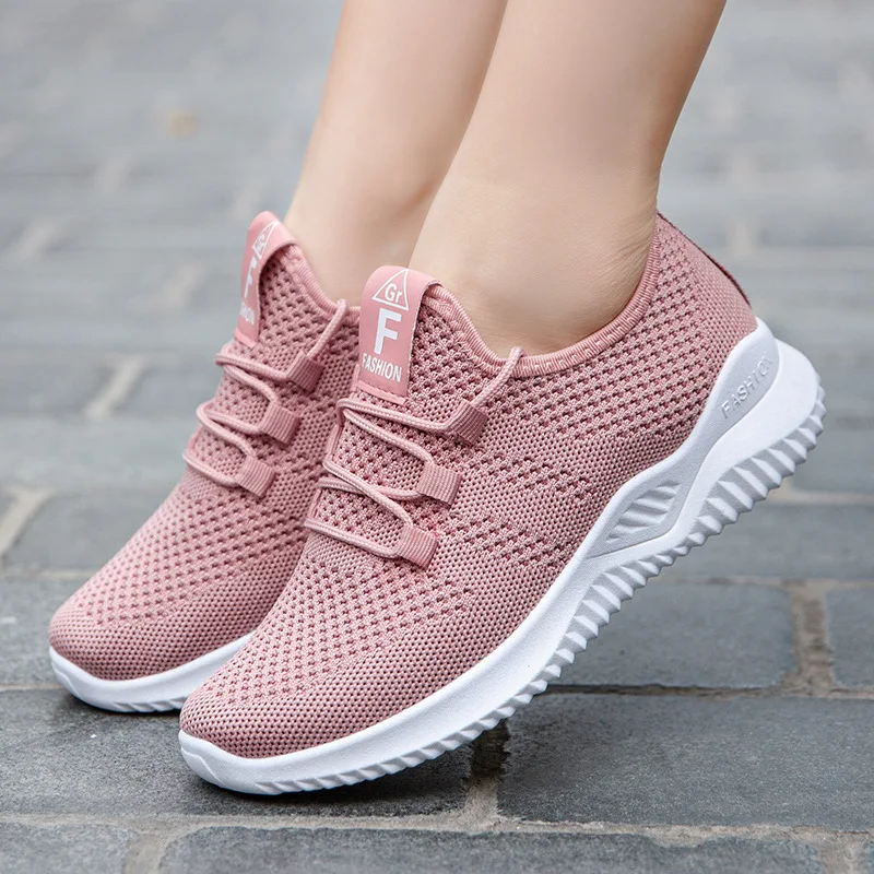 

2022 Women Flat Platform Shoes Woman Sneakers for Women Breathable Mesh Tenis Ladies Shoes for Sock Sneakers Men Platform Shoes