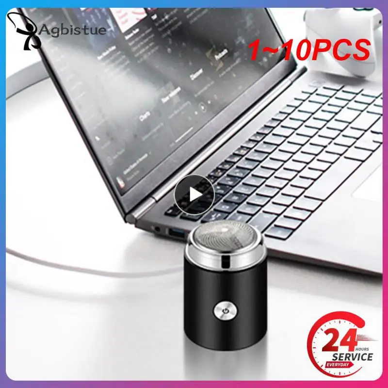 

1~10PCS Portable Electric Shaver Men's Mini Travel Beard Razor Shaving Machine Wet-Dry Dual Use Washable Man Rechargeable Razors