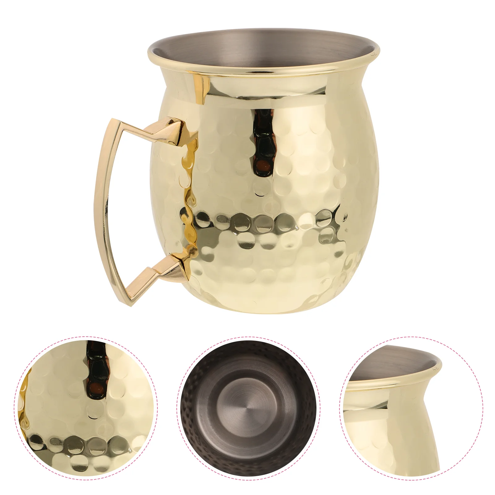 

1Pc 500ml Cocktail Cup Creative Beer Cup Vintage Drinking Cup Water Cup