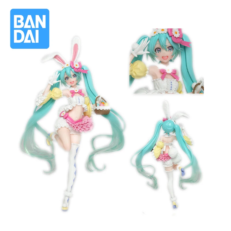 

Bandai Hatsune Miku Новая серия Kawaii 19 см лучшая коллекция это аниме модель подарок на Рождество и Хэллоуин