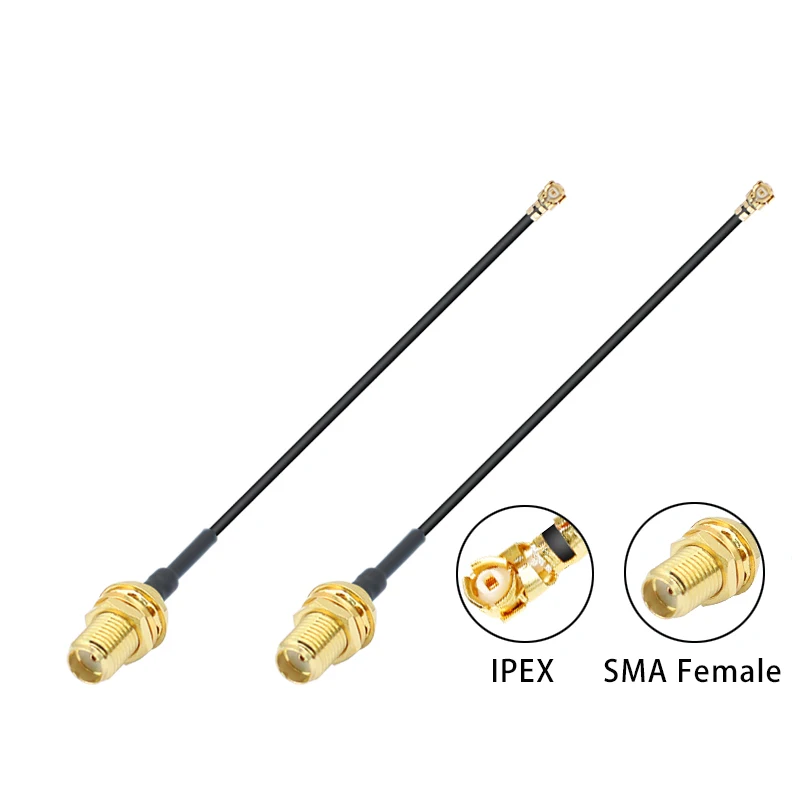 

UFL U.FL IPX IPEX to SMA female RF Coax Adapter cable for Quectel EP06-A EP06-E EC25-A EC25-E EC25-AU mini pcie LTE Cat6 module