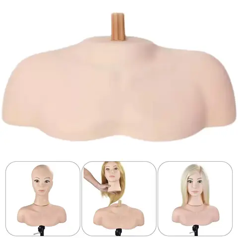 Женская модель плеч, плечевая платформа, манекен, голова, подставка для обучения парикмахеров
