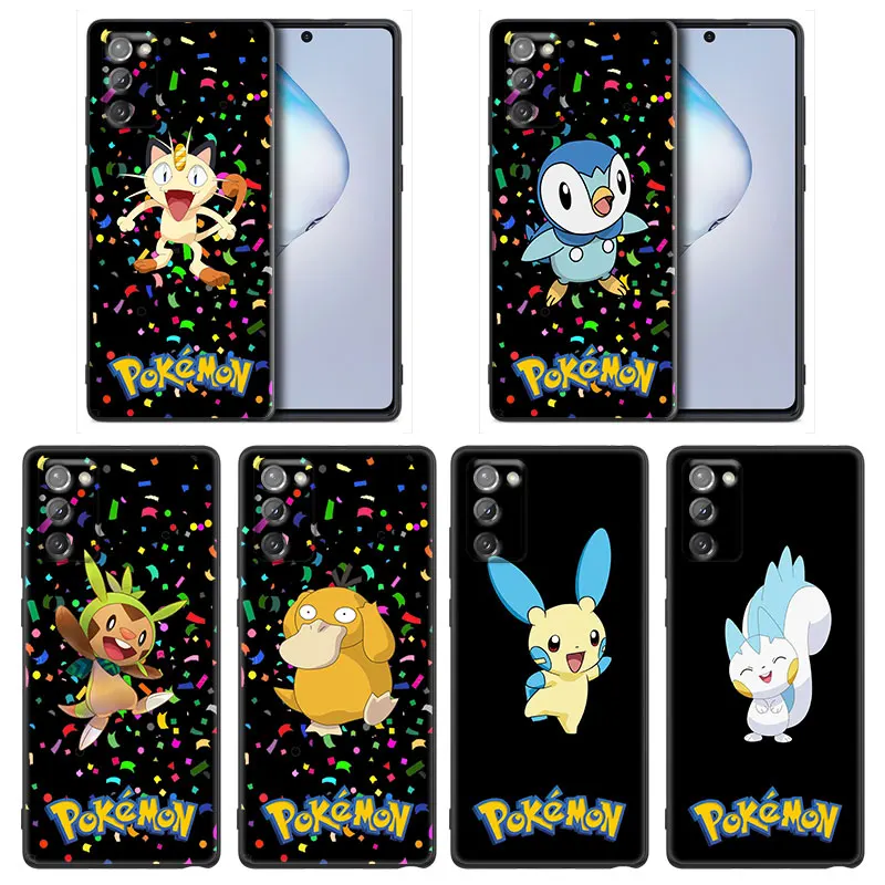 

Pikachu Pokemon Animation Phone Case for Samsung A91 A73 A72 A71 A53 A52 A7 M62 M22 M30s M31s M33 M52 F23 F41 F42 5G 4G Case