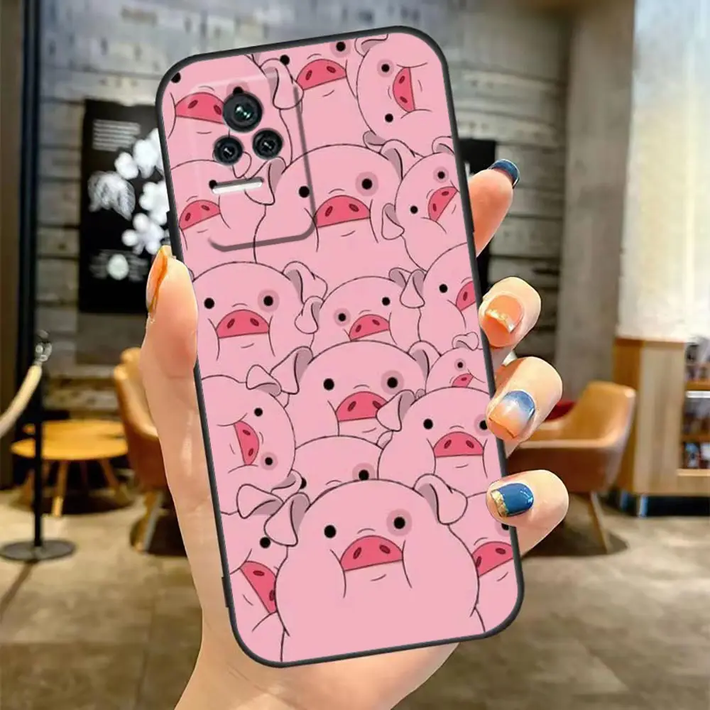 Phone Case For Redmi K40 K30 K20 12C 10 10C 9T 9C 9A 9 8A 8 7A 7 6A 6 5A 5 4X 4A Pro Plus 5G Fundas Capa Cute Cartoon Pink Pig