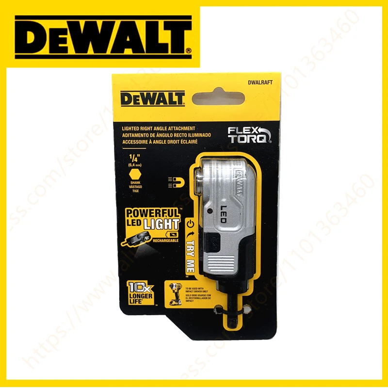 Фото DEWALT DWALRAFT FLEXTORQ ®   Светящиеся модульные угловые насадки для инструментов №1