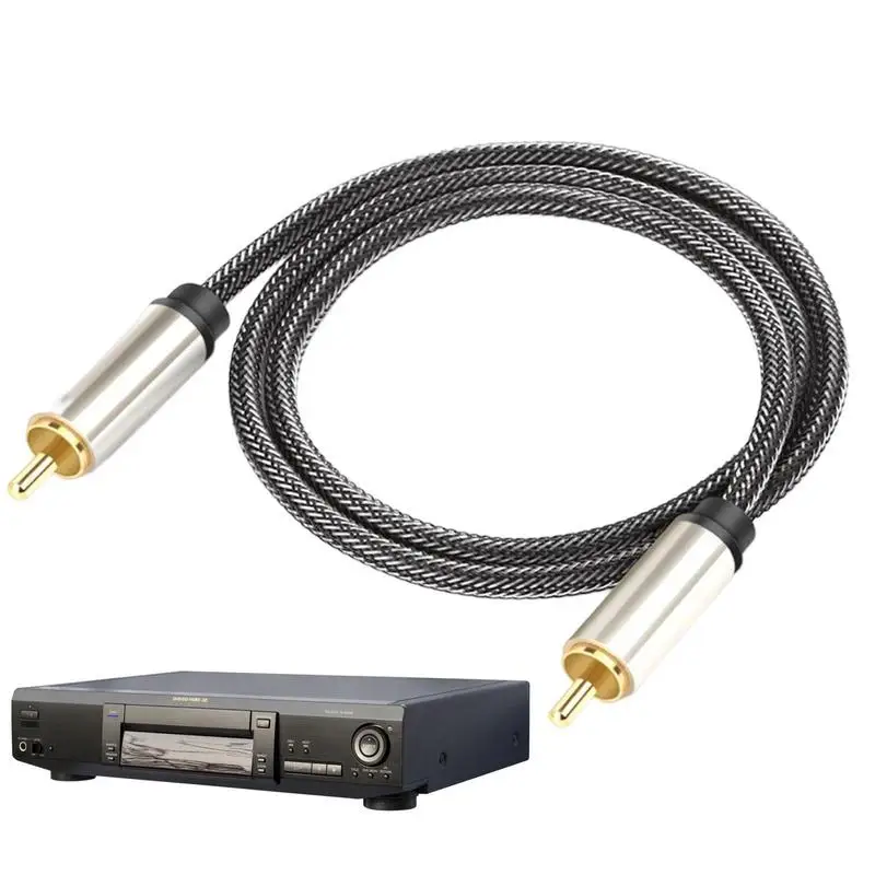 Разъемы «штырь-штырь» с золотым покрытием, SPDIF «штырь-штырь» для домашнего кинотеатра, HDTV, сабвуфера, Hi-Fi системы, стерео