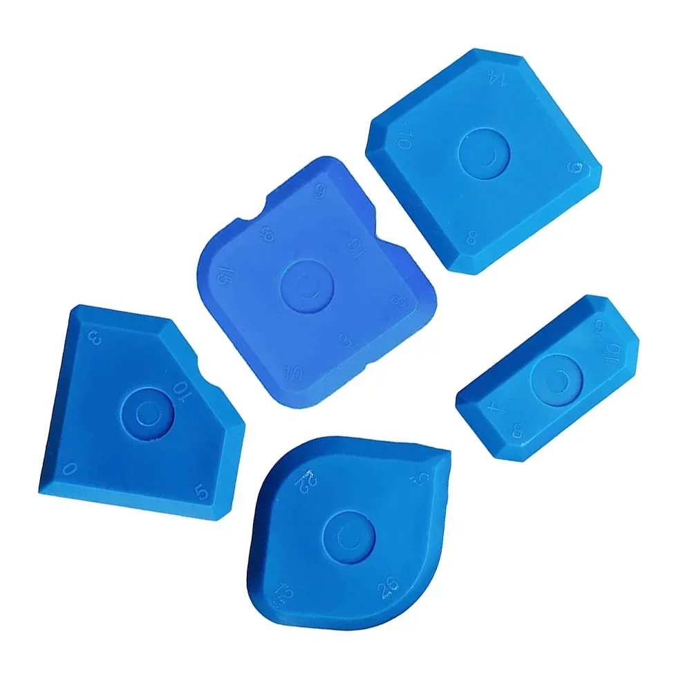 

5 шт., силиконовый аппликатор для герметика, набор для отделки, аппликатор для затирки плитки для отделки любого края угла