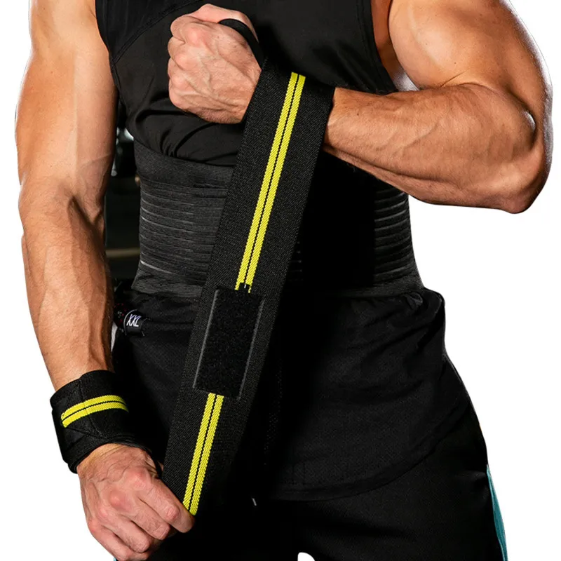 

1Pair Adjustable Weight Lifting Strap Fitness Gym Sport Wrist Wrap Bandage Hand Support Wristband Exercise 2021
