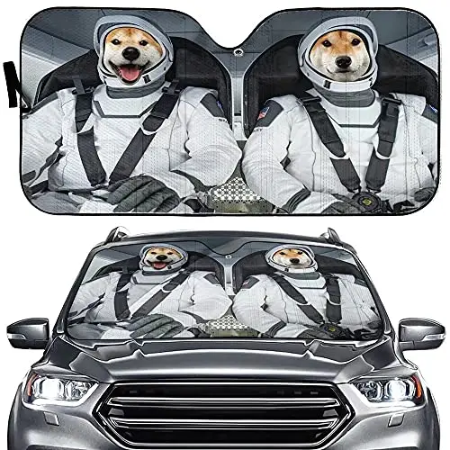 Visiera Parasole Pieghevole Shiba Inu, Parasole Per Parabrezza Per Auto Per Cani Da Compagnia, Parasole Per Auto Per Camion Suv, Pellicola Di Protezio