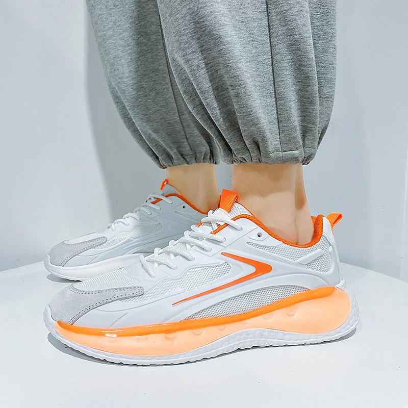 Men Sneakers Mesh Casual Outdoor Sport Running Shoes Lightweight Vulcanize Shoes Walking Sneakers Zapatillas Hombre