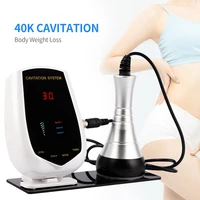 40khz ultrasonic cavitation slimming machine body shaping fat burner weight lose hot compress massager home use slimming device