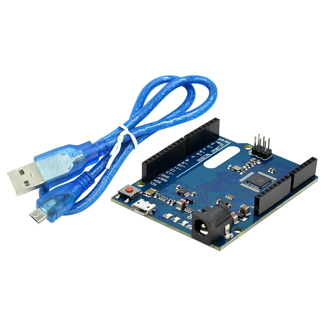 Фото Плата разработки Leonardo R3 ATMEGA32U4 для Arduino №1