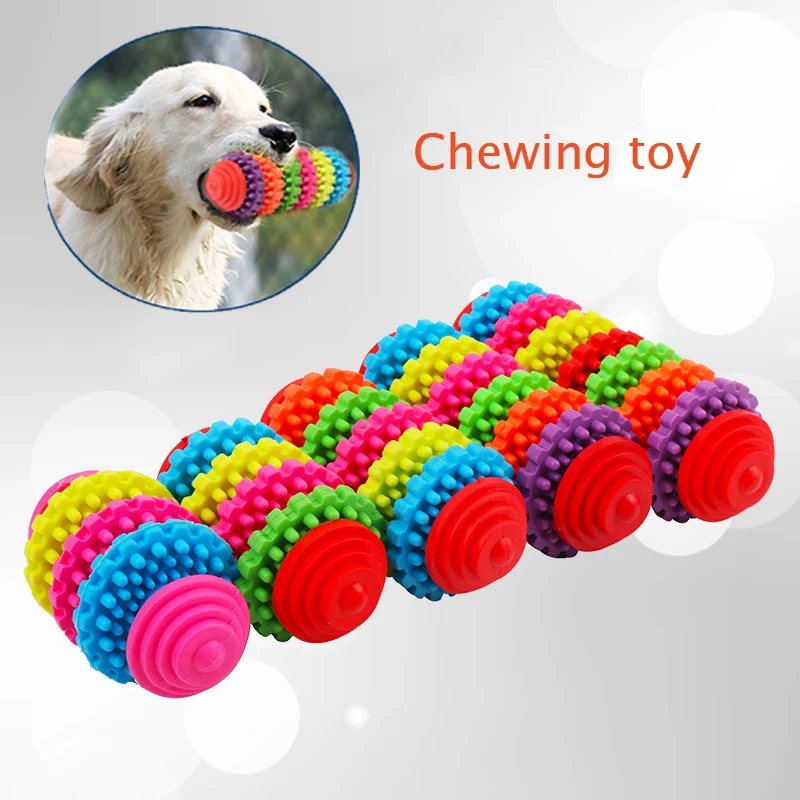 

New Durable Rubber Pet Dog Health Puppy Cat Dental Teething Teeth Chew Toy Dog Pet Stuff Dog Toys for Large Dogs Pet Supplies