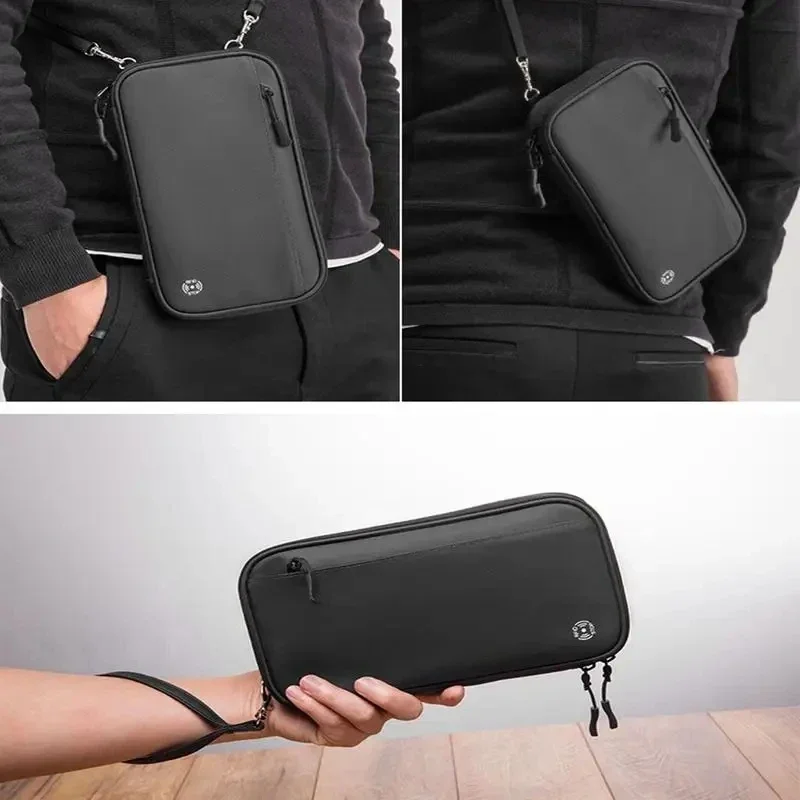 Бумажник для паспорта портативный складной дорожный органайзер документов с Zippe