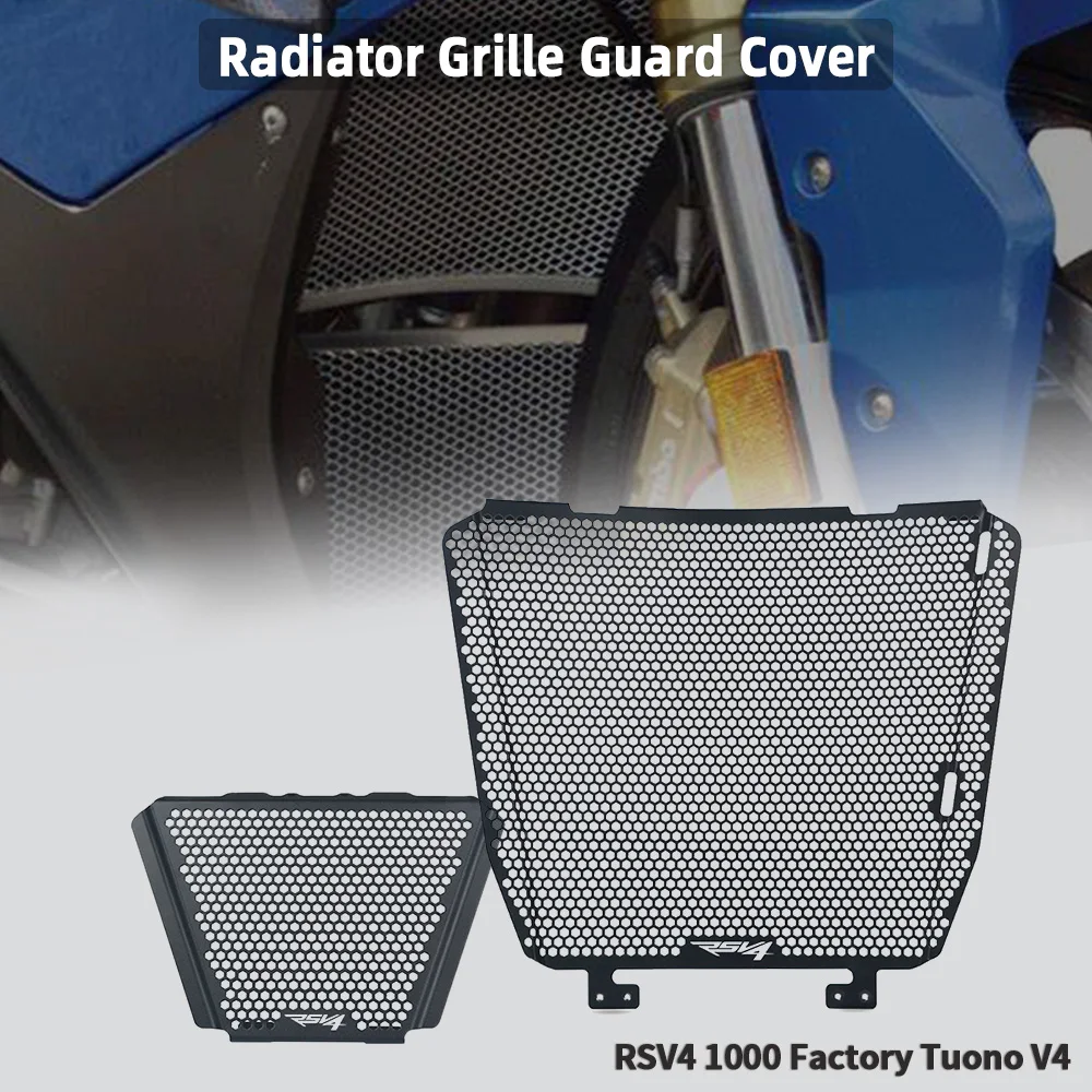 

Motorcycle Radiator Guard Grill Cover Cooled Protector oil cooler Cover FOR Aprilia Tuono V4 1100 RR 1100RR 2017 2018 2019 2020