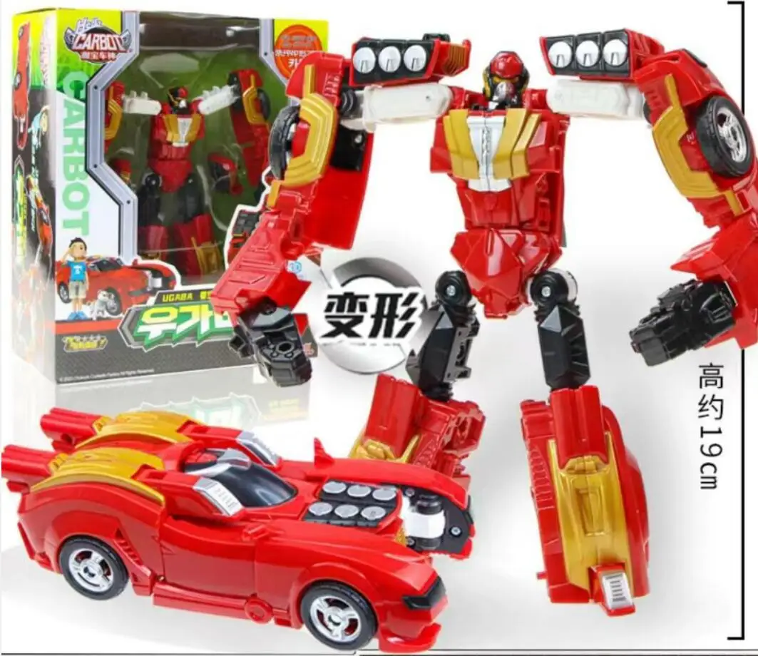 

New ABS Hello Carbot Transformation Robot Toys Action Figures Two Mode Deformation Rescue Car Deformed Toy for Children Gift 2