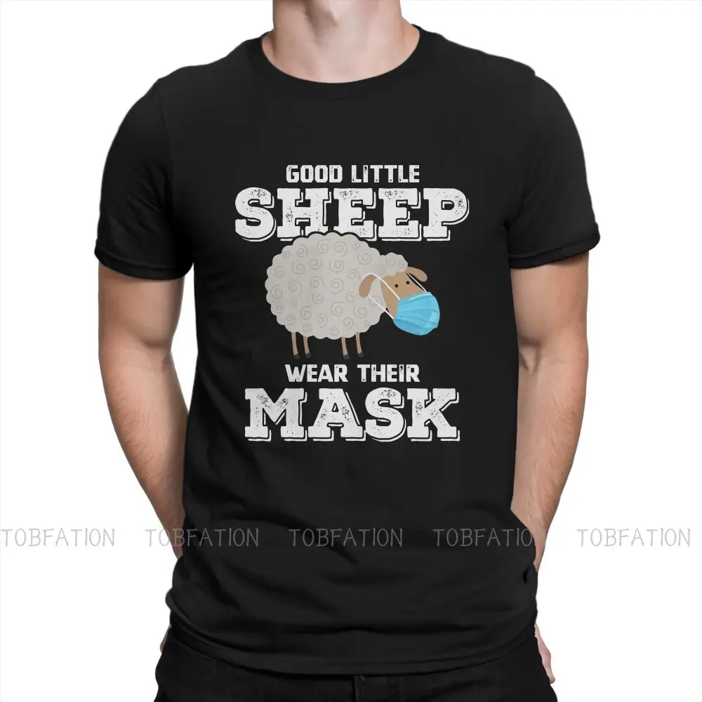 

Wear Their Funny Saying Hipster TShirts Good Little Sheep Men Graphic Fabric Tops T Shirt O Neck Big Size