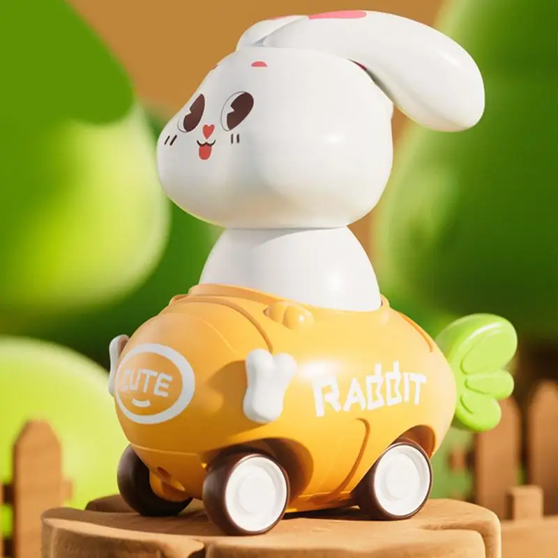 Игрушечный автомобиль Push And Go детский кролик-пресс гоночный с фрикционным