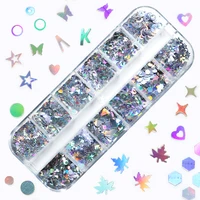 mirror butterfly resin filler glitter epoxy resin mold filling holographic bubble alphabet starry sequins purpurina resina epoxi
