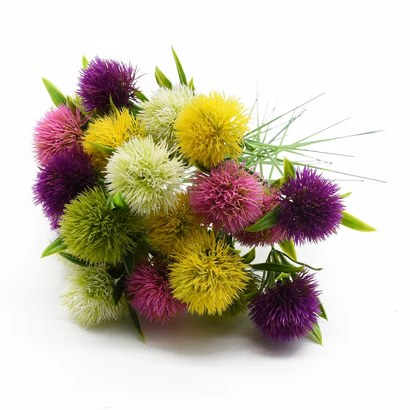 

Simulation Plant European Style Simulation Dandelion Plastic Flower Flower Arrangement Gardening Home Furnishings DIY Cute