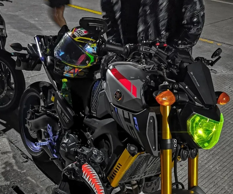 Светоотражающие виниловые наклейки для мотоциклов с логотипом на бак YAMAHA MT09 MT 09