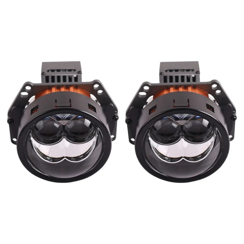 Фото 2025 горячая распродажа Sanvi Auto Lighting 3-дюймовый 6000K A11 + pro Синий Bi-светодиодный светильник для линз проектора Сильный дальний свет Автомобильная модернизация Bi-led H №2