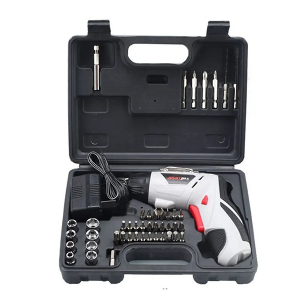 

Portable Multifunctional Mini Electric Screwdriver Set 4.8V Automatic Torque Handheld Drill Cordless Power Tools