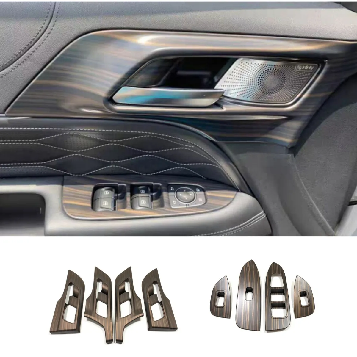 

For GWM Great Wall WEY Tank 300 2021-2023 Interior Accessories Door Armrest Window Switch Control Protection Panel Cover Trim