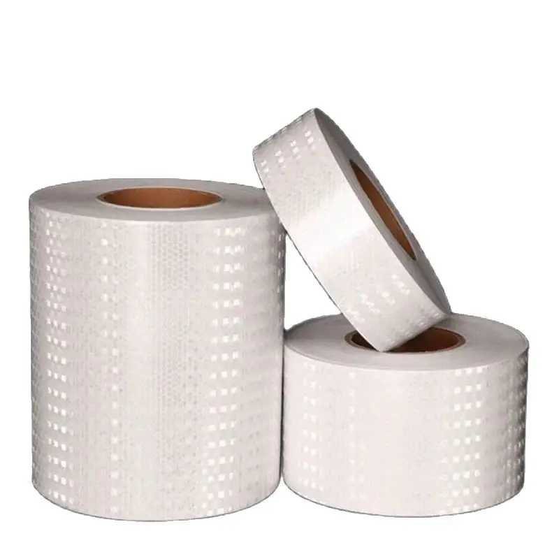 

Traffic Gas Station Warning Post Anti-collision Reflective Sticker Night High Brightness White Reflector Night Light Tape