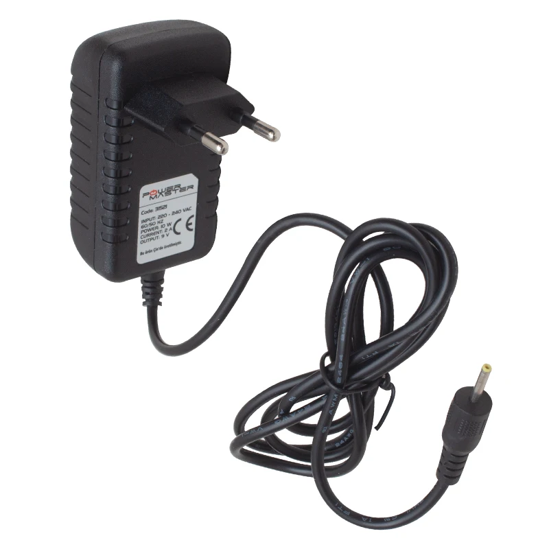 

POWERMASTER PM-31521 9 вольт 2 ампер тонкий наконечник
