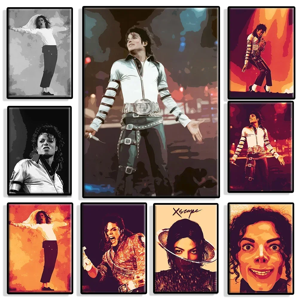 Постеры и принты Майкла Джексона для классических концертов космических