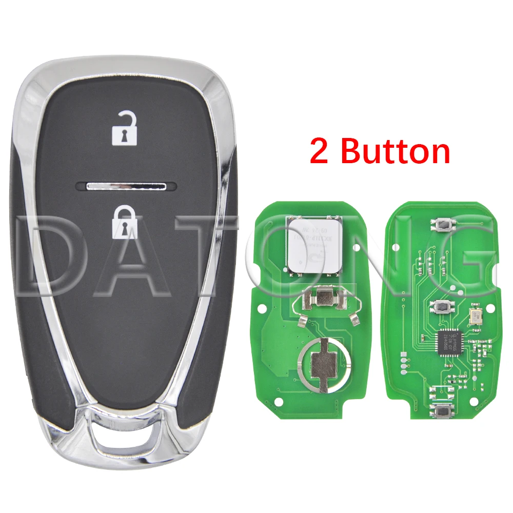 

Datong World 2/3 кнопка 4A чип 433 МГц бесконтактный автомобильный дистанционный ключ для Chevrolet Orlando Tracker JM Trax