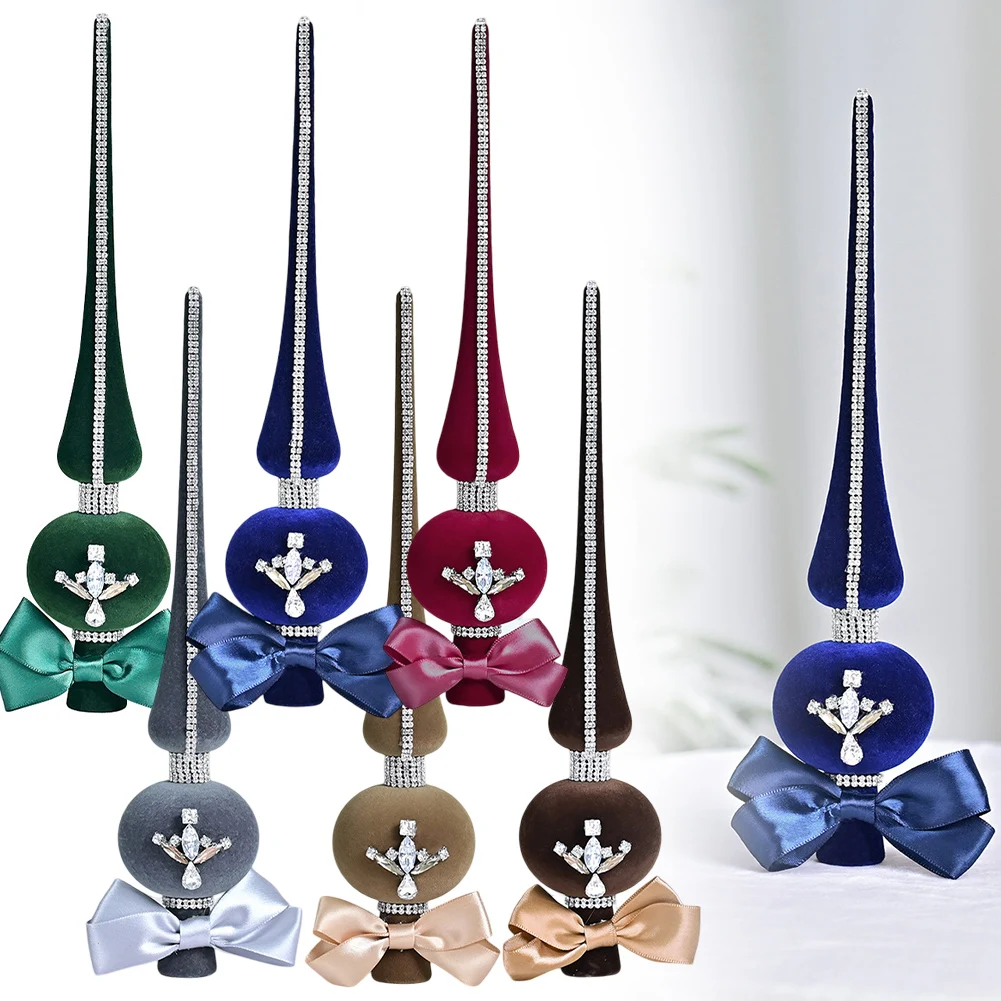 Рождественские вечеринки Топпер для рождественской елки со сверкающей звездой 11