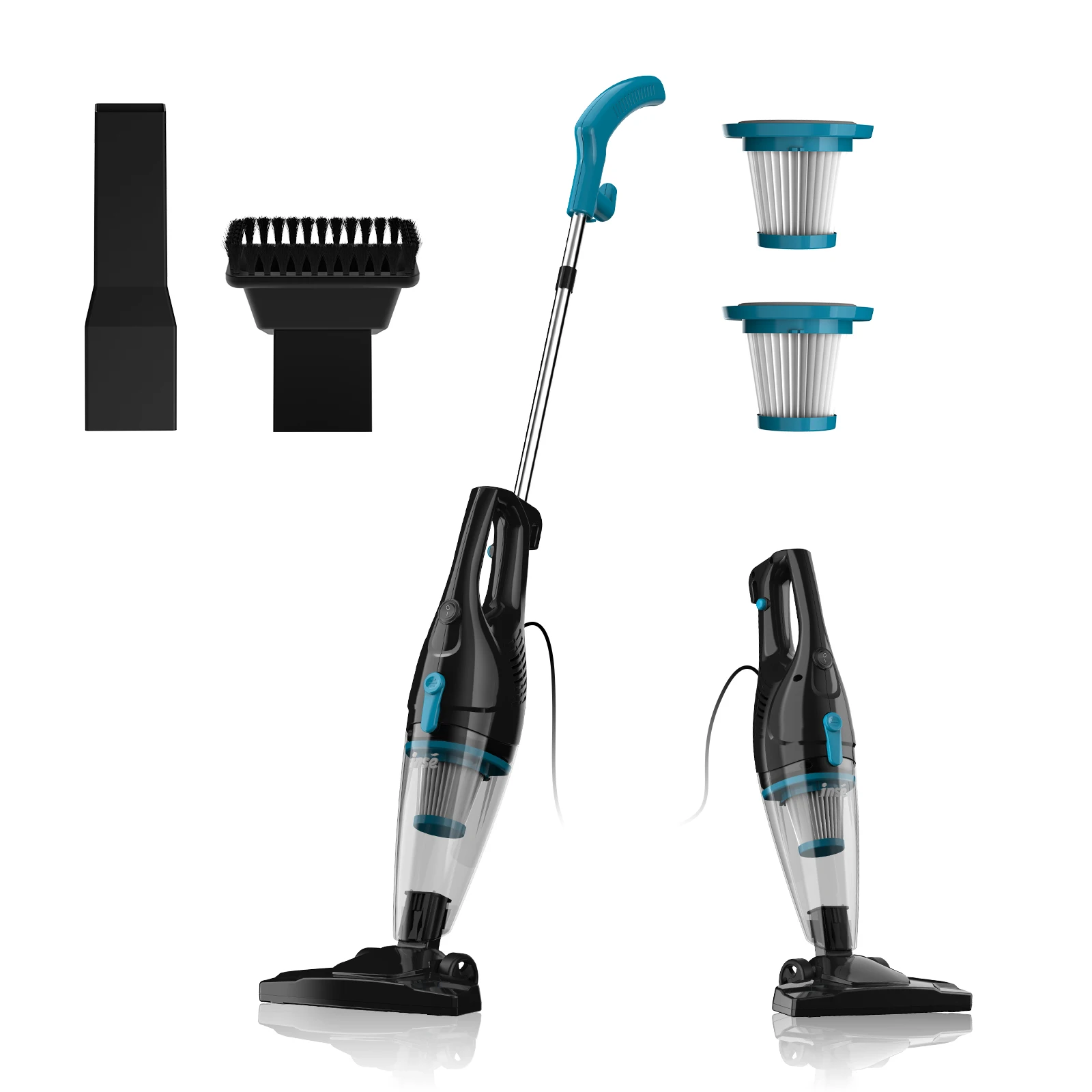 

INSE R3 Corded Vacuum Cleaner Powerful Suction Multifunctional Vacuum Aspiradora Household Vacuum Cleaner Metal Decorative Plate