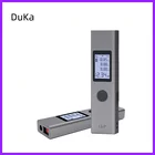 Лазерный дальномер DUKA, дальномер 40 м, измерительные инструменты, портативная перезаряжаемая цифровая линейка, силиконовый чехол Xiaomi