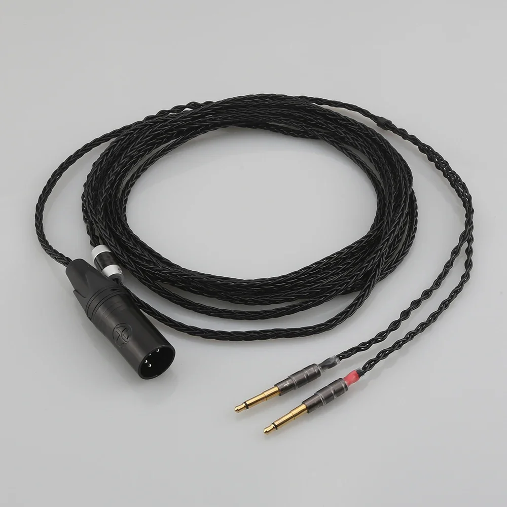 4-контактный XLR сбалансированный OCC посеребренный кабель для наушников MEZE99 Classics