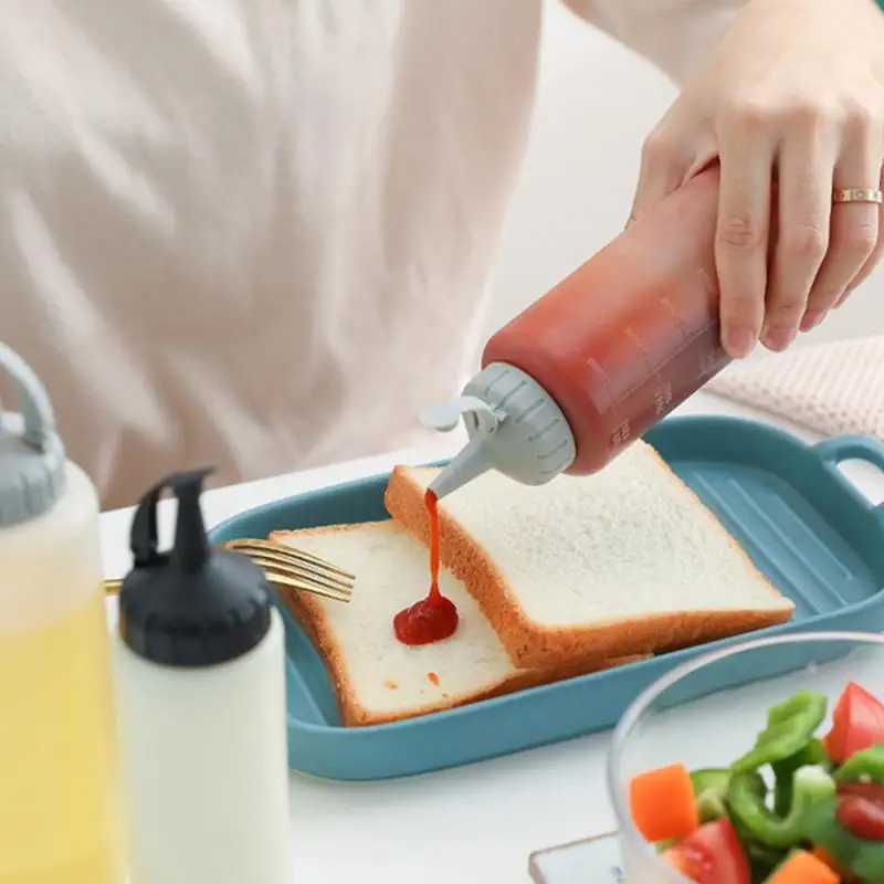 

175ml 350ml Squeeze Oil Bottle Seasoning Bottle Soy Sauce Bottle Seasoning Bottle Salad Sauce Vinegar Bottle Oil Control Bottle