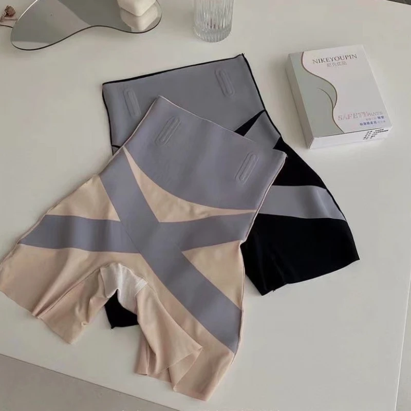 Корректирующее белье для ягодиц трусики на плоской подошве бесшовные шорты