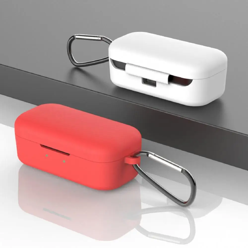 

Earphone Cover Soft Silicone Protective Case Wireless Solid Color for QCY T5