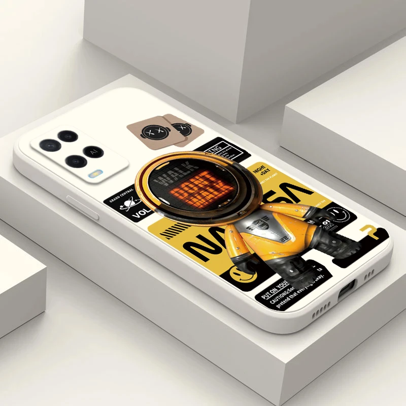 Чехол для телефона OPPO K5 K10 K10X K9 K9S K9X R17 R9 PLUS R9S астронавт желтый