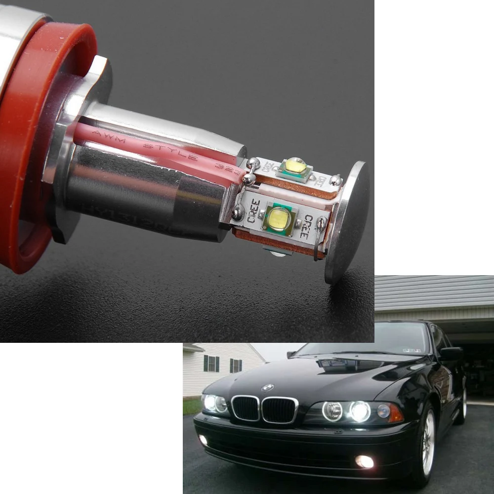 

Аксессуары для фар головного света Angele Eyes, 2 шт., 32 Вт, 9-30 в, белые автомобили подходят для BMW E82/E87/E90/E91/E92/E93/X5/X6/Z4