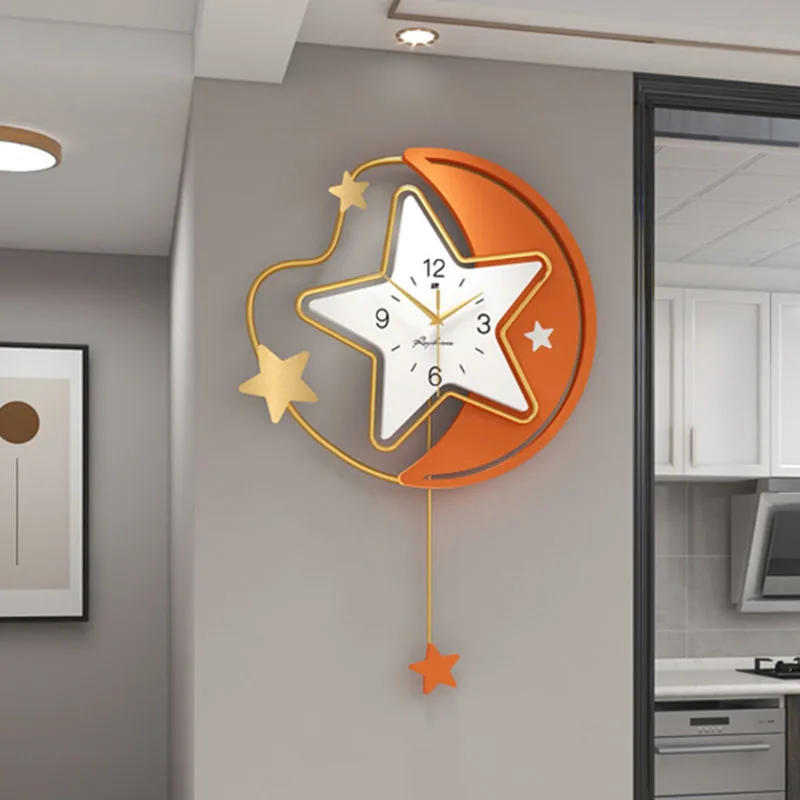 

Creative Kitchen Wall Clocks luxury Design Home Decor Wall Clocks Children My Interior Orologio Parete modern home decor TY140YH