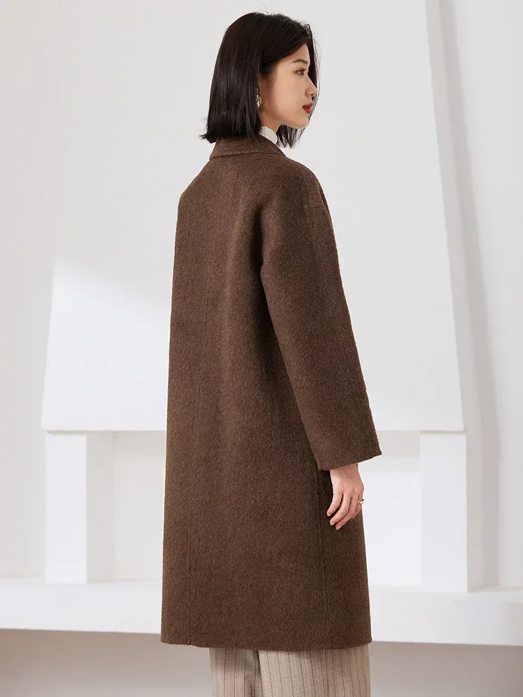 Высококачественное толстое пальто ручной работы из 100% волос яка плотной гладкой