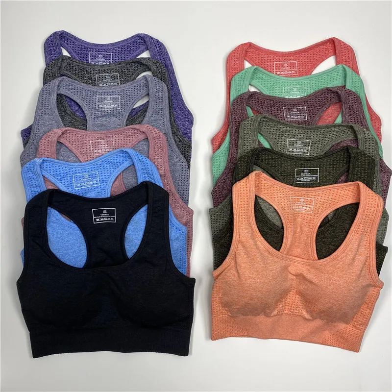 

Женские штаны для фитнеса, бега, йоги, бесшовные леггинсы с высокой талией, бюстгальтер для йоги, укороченный топ, мягкая спортивная одежда с...