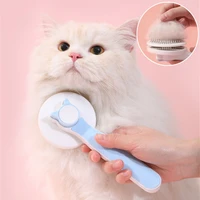 cat comb dog brush cat hair remover massage cats hair brush one button cleaning tools pet grooming dog hair brushes pet supplies