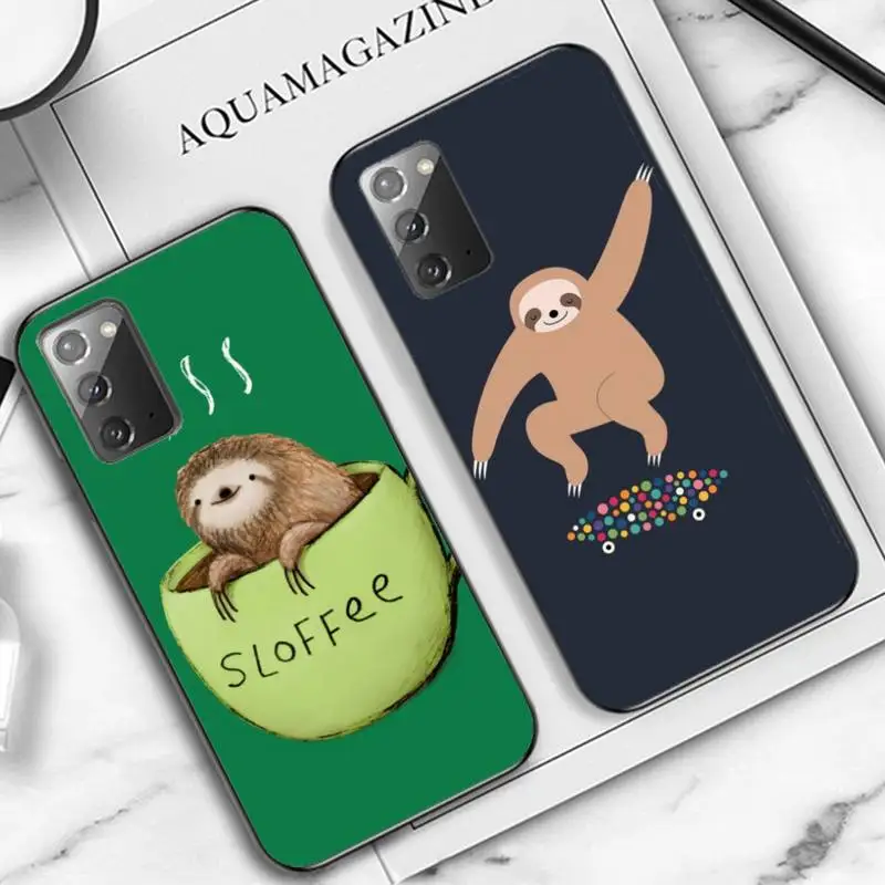 

Sloth Phone Case for Samsung Note 5 7 8 9 10 20 pro plus lite ultra A21 12 72