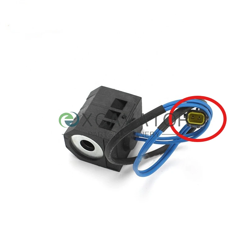 Катушка соленоидного клапана 24 В/12 В для Daewoo Doosan DH220-5 DH235 DH215-7 DH225-7 DX225LCA запасная