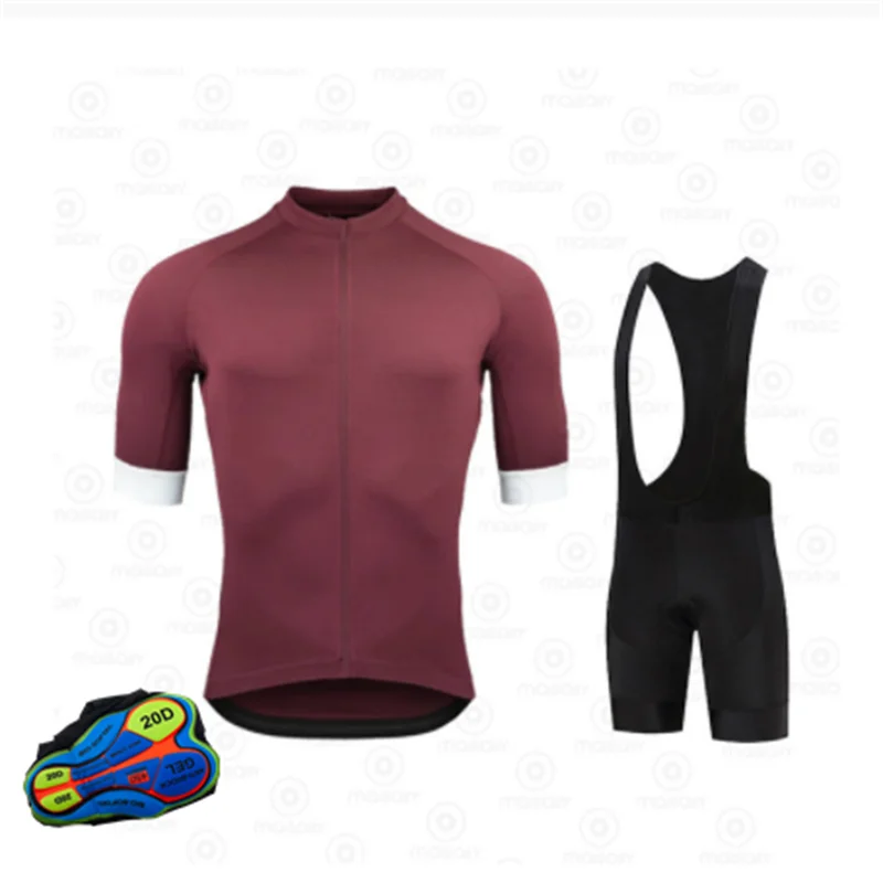 

Summer Men's Cycling Suit With Bib Shorts Breathable Tights Triathlon moisture absorption and perspiration Bike Apparel Suit